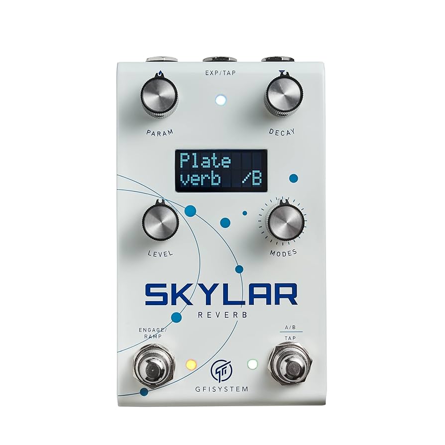 GFI System SKYLAR リバーブ ギターエフェクター Amazon.com: GFI Systems Skylar Stereo Reverb Pedal Guitar